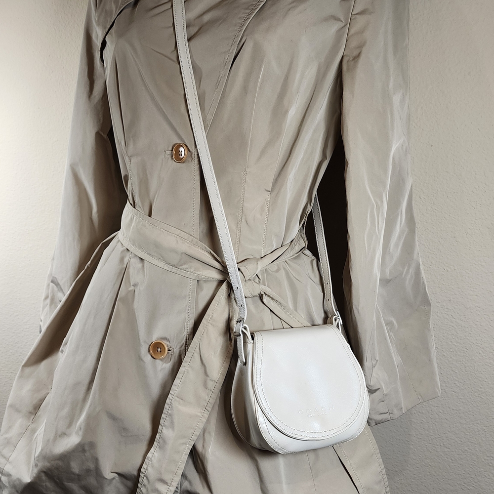 Coach Pearlized Party Bag In Ivory #6106 - Picture 3 of 14